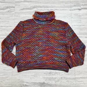 St. John Vintage by Marie Gray Wool turtleneck Sweater. Size L